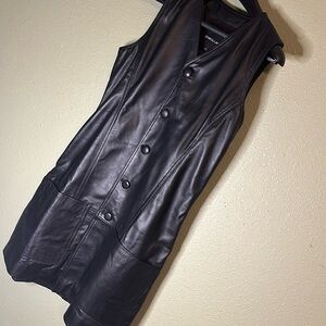 ZAIROUJE Leather Dress